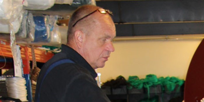 Vodbinder Lars Peter Jensen (Strandby Net).